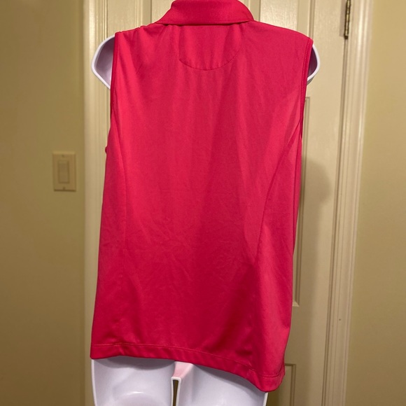 NWOT E.P. Pro - Tour Tech pink sleeveless stretch sport top, Size: L - Picture 2 of 6